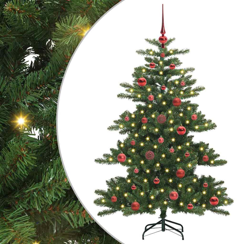 Load image into Gallery viewer, Vidaxl kunstmatige inklapbare kerstboom groen 150 cm pvc en staal