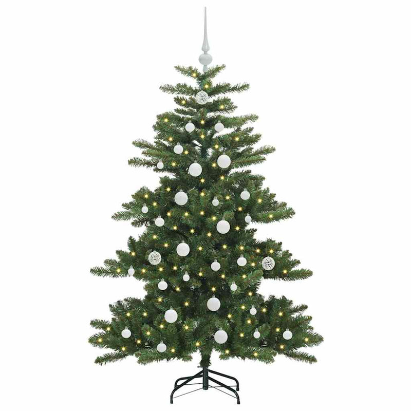 Load image into Gallery viewer, Vidaxl kunstmatige inklapbare kerstboom groen 150 cm pvc en staal