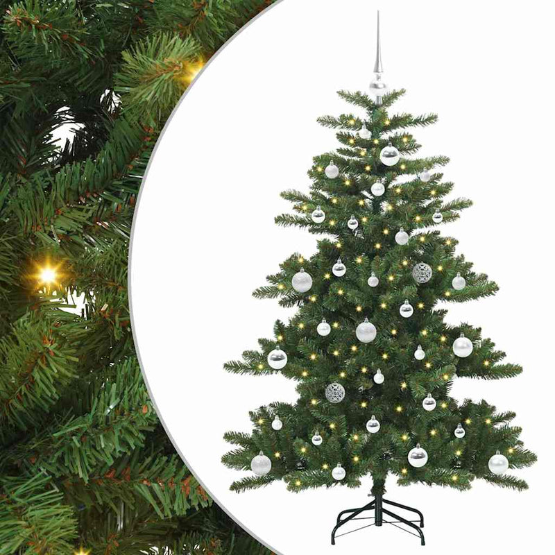 Load image into Gallery viewer, Vidaxl kunstmatige inklapbare kerstboom groen 150 cm pvc en staal