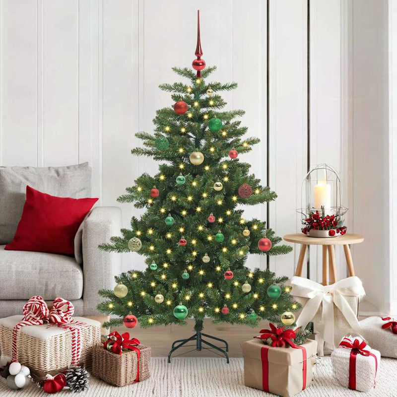 Load image into Gallery viewer, Vidaxl kunstmatige inklapbare kerstboom groen 150 cm pvc en staal