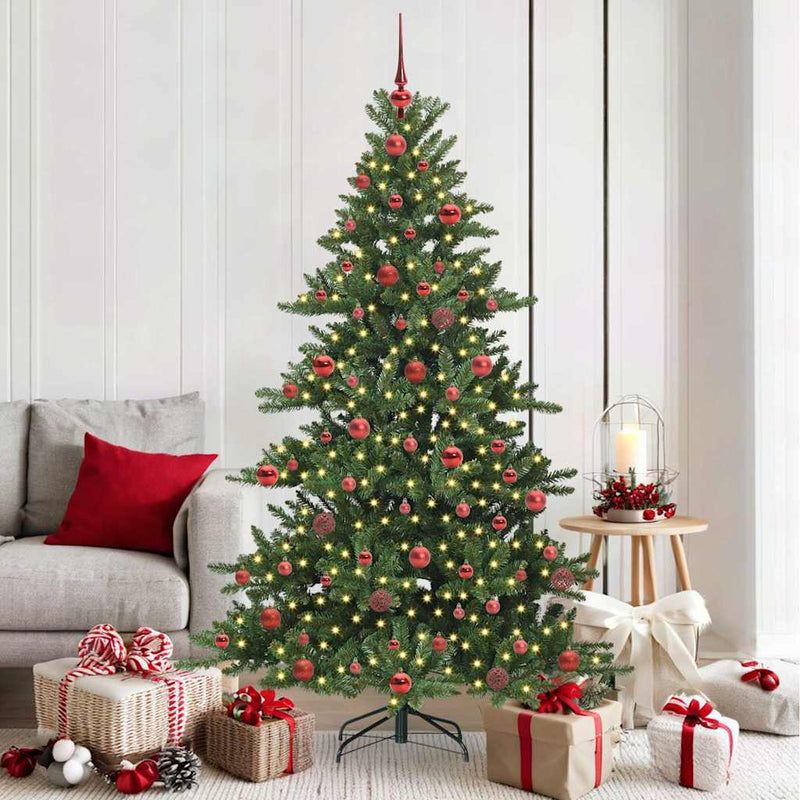 Load image into Gallery viewer, Vidaxl kunstmatige inklapbare kerstboom groen 180 cm pvc en staal