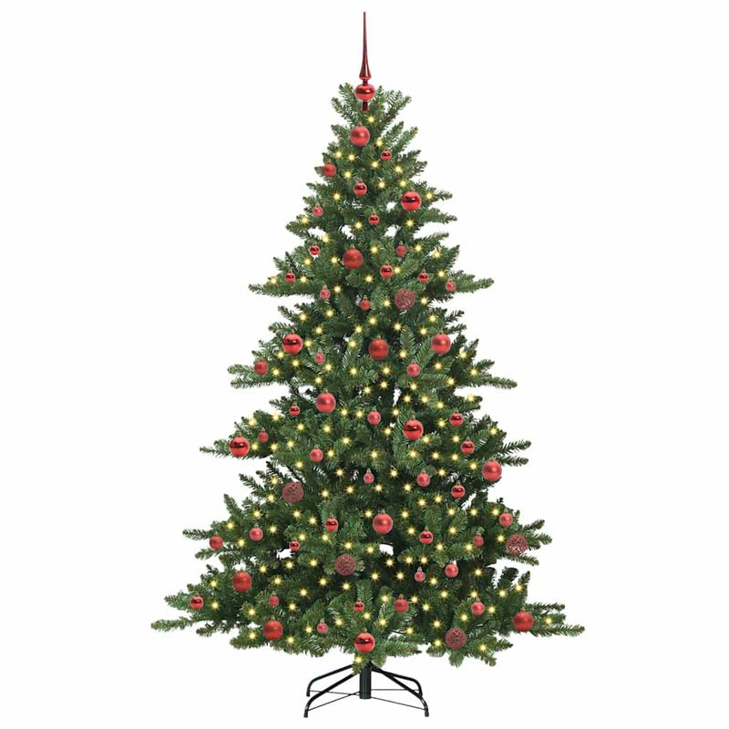 Load image into Gallery viewer, Vidaxl kunstmatige inklapbare kerstboom groen 180 cm pvc en staal