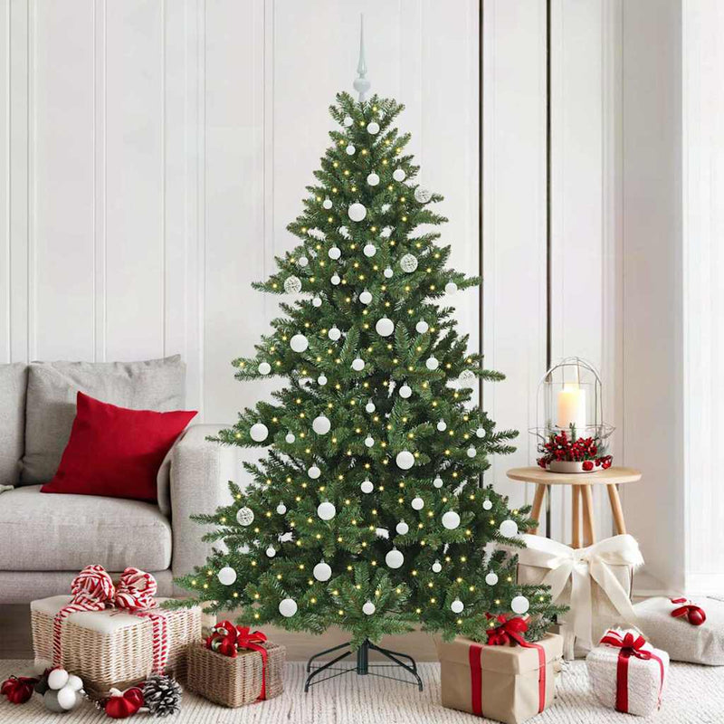 Load image into Gallery viewer, Vidaxl kunstmatige inklapbare kerstboom groen 180 cm pvc en staal