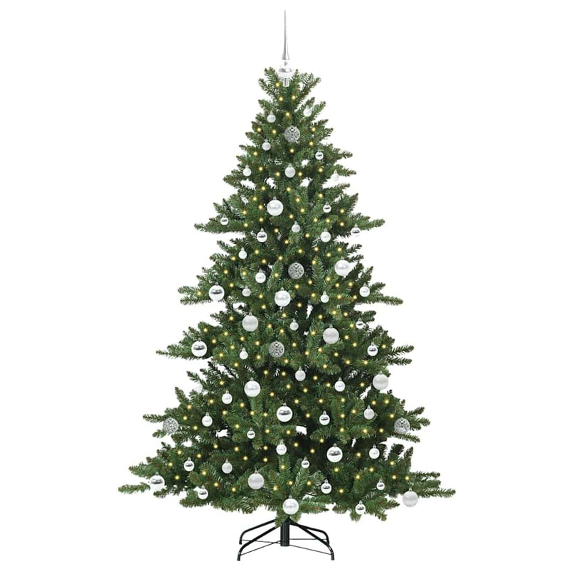Load image into Gallery viewer, Vidaxl kunstmatige inklapbare kerstboom groen 180 cm pvc en staal