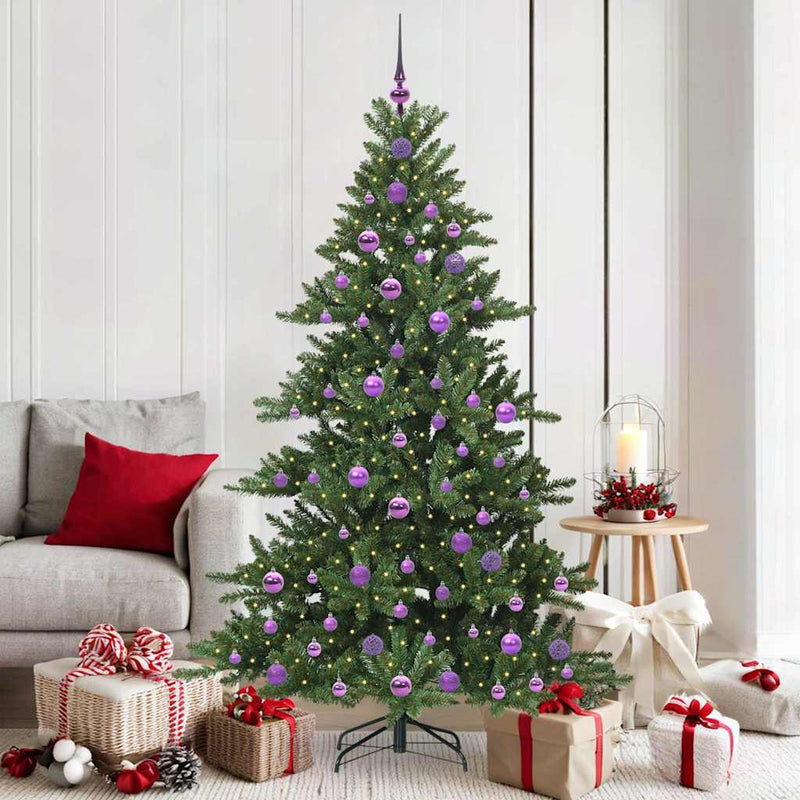 Load image into Gallery viewer, Vidaxl kunstmatige inklapbare kerstboom groen 180 cm pvc en staal