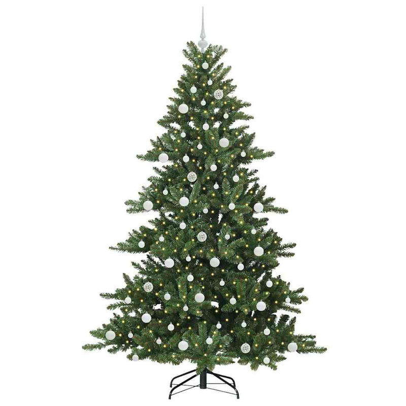 Load image into Gallery viewer, Vidaxl kunstmatige inklapbare kerstboom groen 210 cm pvc en staal