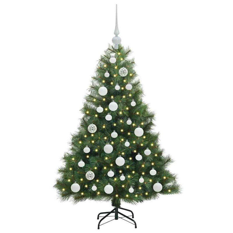Load image into Gallery viewer, Vidaxl kunstkerstboom met 150 led met standaard groen 120 cm pe en pvc