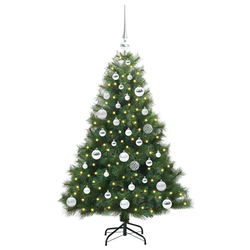 Load image into Gallery viewer, Vidaxl kunstkerstboom met 150 led met standaard groen 120 cm pe en pvc