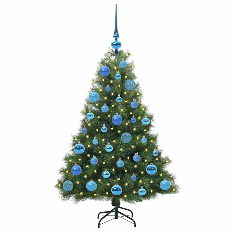 Load image into Gallery viewer, Vidaxl kunstkerstboom met 150 led met standaard groen 120 cm pe en pvc