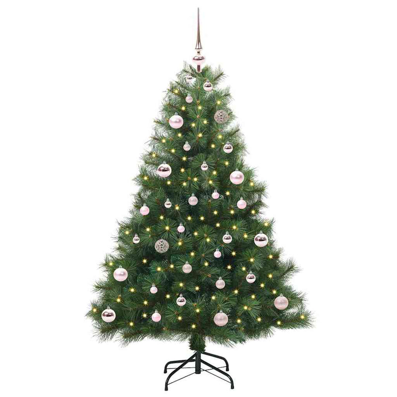 Load image into Gallery viewer, Vidaxl kunstkerstboom met 150 led met standaard groen 150 cm pe en pvc