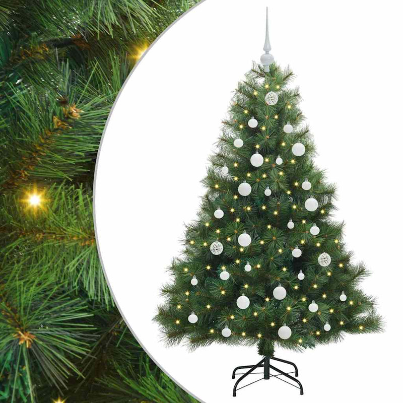 Load image into Gallery viewer, Vidaxl kunstkerstboom met 150 led met standaard groen 150 cm pe en pvc