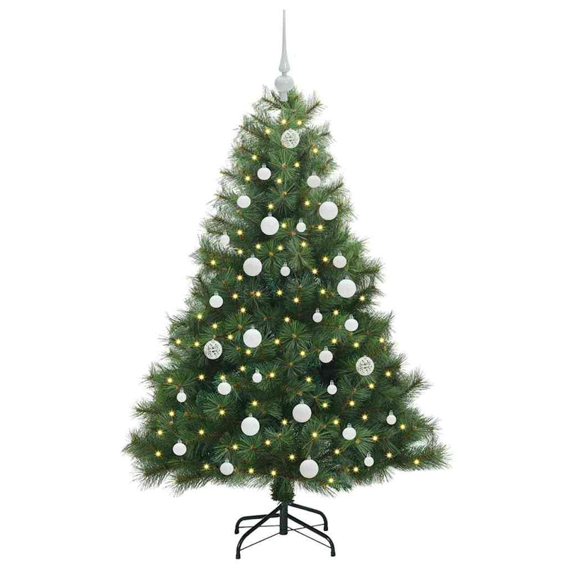 Load image into Gallery viewer, Vidaxl kunstkerstboom met 150 led met standaard groen 150 cm pe en pvc