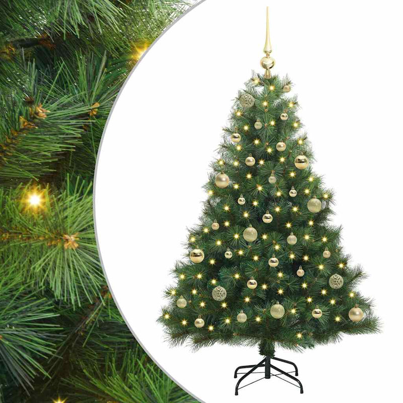 Load image into Gallery viewer, Vidaxl kunstkerstboom met 150 led met standaard groen 150 cm pe en pvc