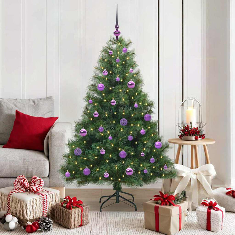 Load image into Gallery viewer, Vidaxl kunstkerstboom met 150 led met standaard groen 150 cm pe en pvc