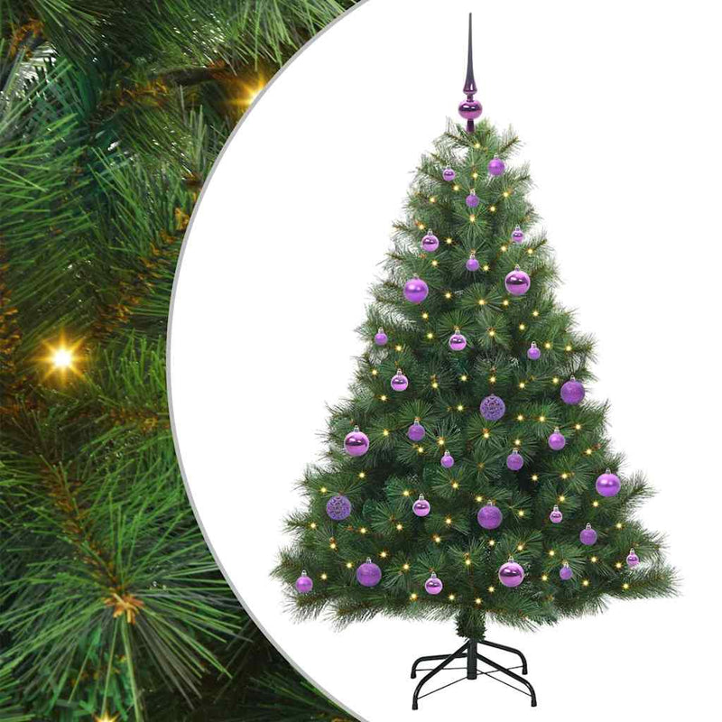 Load image into Gallery viewer, Vidaxl kunstkerstboom met 150 led met standaard groen 150 cm pe en pvc