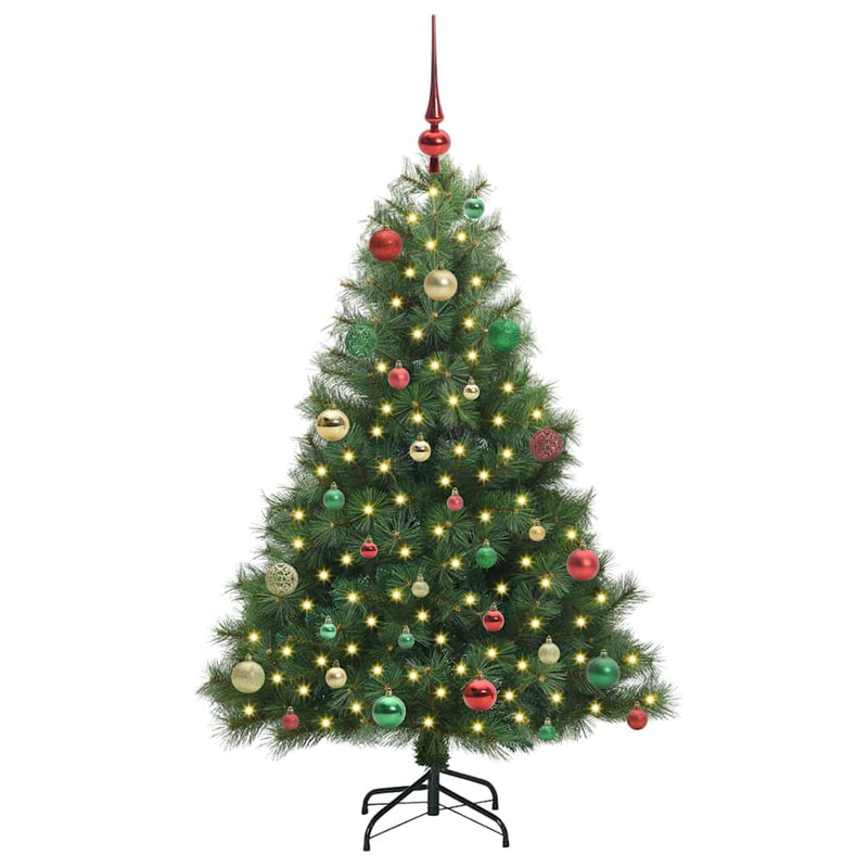 Load image into Gallery viewer, Vidaxl kunstkerstboom met 150 led met standaard groen 150 cm pe en pvc