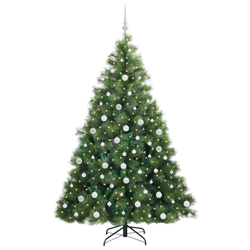 Load image into Gallery viewer, Vidaxl kunstkerstboom met 300 led met standaard groen 180 cm pe en pvc