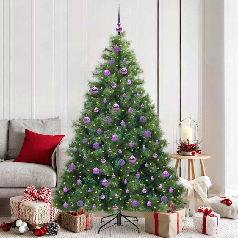 Load image into Gallery viewer, Vidaxl kunstkerstboom met 300 led met standaard groen 180 cm pe en pvc