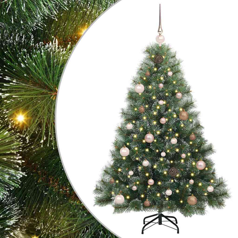 Load image into Gallery viewer, Vidaxl kunstkerstboom met 150 led met standaard groen 150 cm pe en pvc