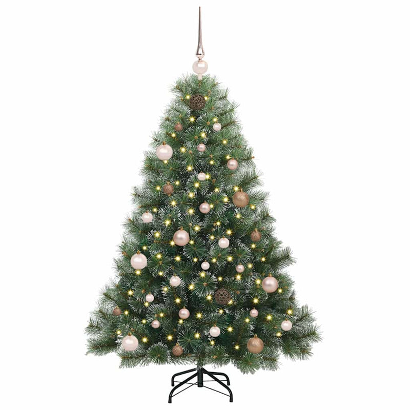 Load image into Gallery viewer, Vidaxl kunstkerstboom met 150 led met standaard groen 150 cm pe en pvc