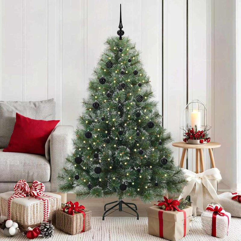 Load image into Gallery viewer, Vidaxl kunstkerstboom met 150 led met standaard groen 150 cm pe en pvc