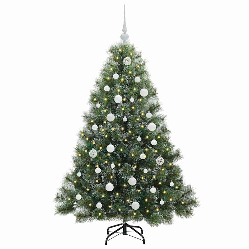 Load image into Gallery viewer, Vidaxl kunstkerstboom met 150 led met standaard groen 150 cm pe en pvc