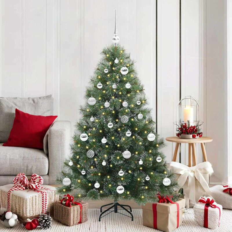 Load image into Gallery viewer, Vidaxl kunstkerstboom met 150 led met standaard groen 150 cm pe en pvc