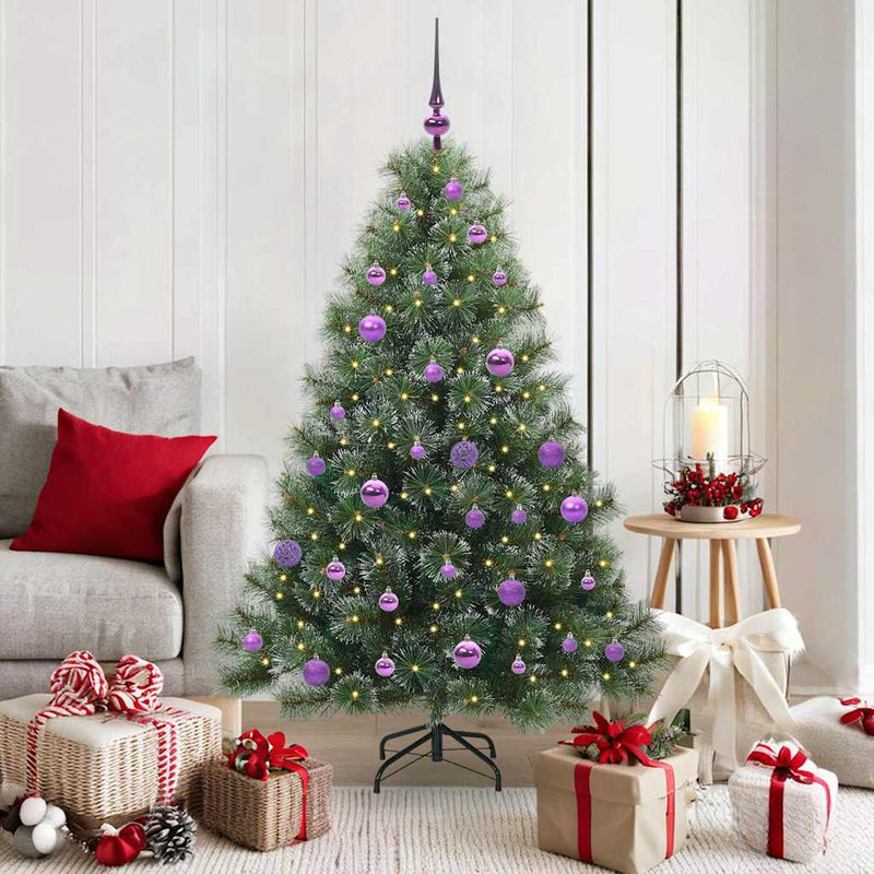 Load image into Gallery viewer, Vidaxl kunstkerstboom met 150 led met standaard groen 150 cm pe en pvc