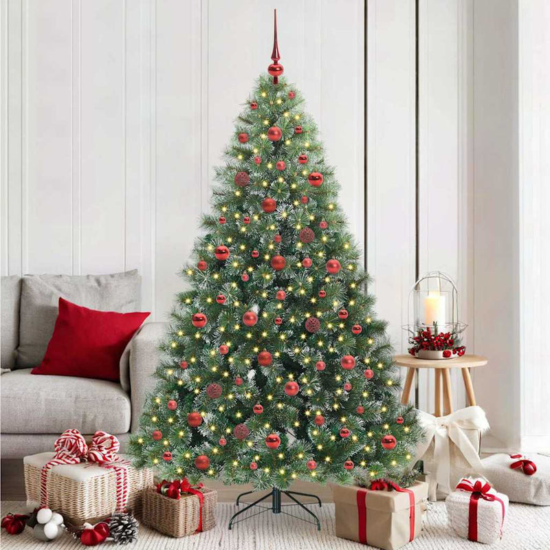 Load image into Gallery viewer, Vidaxl kunstkerstboom met 300 led met standaard groen 180 cm pe en pvc