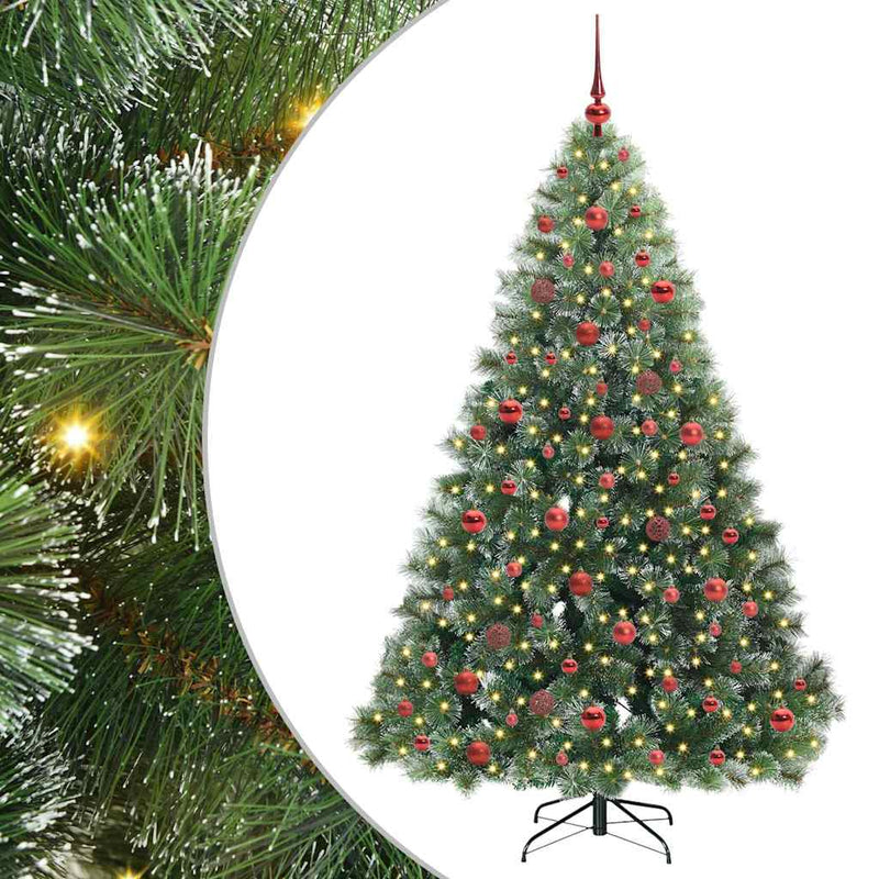 Load image into Gallery viewer, Vidaxl kunstkerstboom met 300 led met standaard groen 180 cm pe en pvc