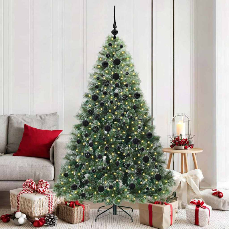 Load image into Gallery viewer, Vidaxl kunstkerstboom met 300 led met standaard groen 180 cm pe en pvc