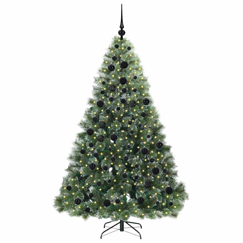 Load image into Gallery viewer, Vidaxl kunstkerstboom met 300 led met standaard groen 180 cm pe en pvc