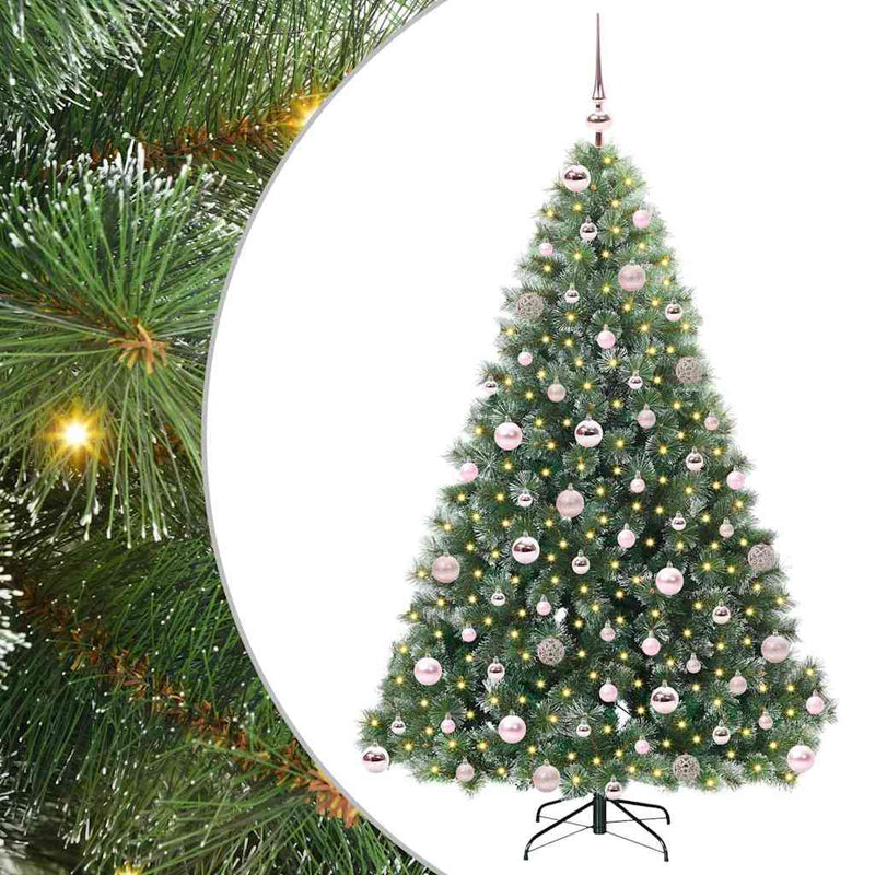 Load image into Gallery viewer, Vidaxl kunstkerstboom met 300 led met standaard groen 180 cm pe en pvc
