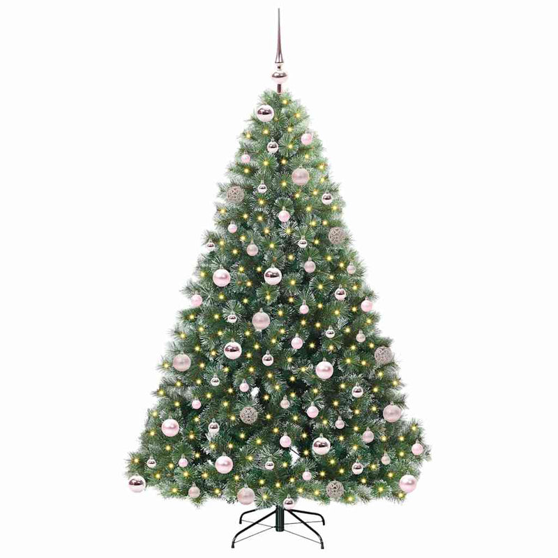 Load image into Gallery viewer, Vidaxl kunstkerstboom met 300 led met standaard groen 180 cm pe en pvc