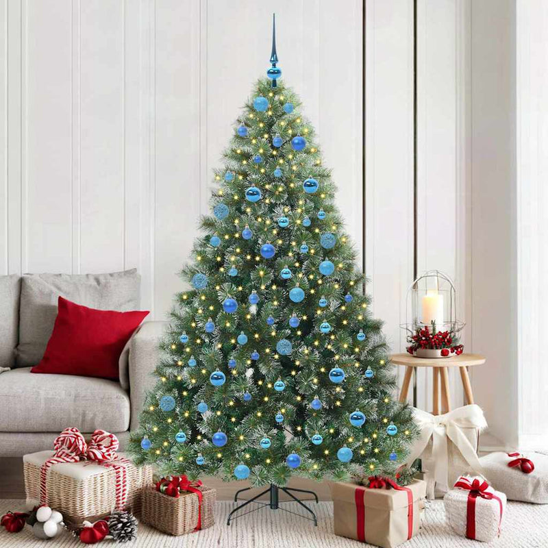 Load image into Gallery viewer, Vidaxl kunstkerstboom met 300 led met standaard groen 180 cm pe en pvc
