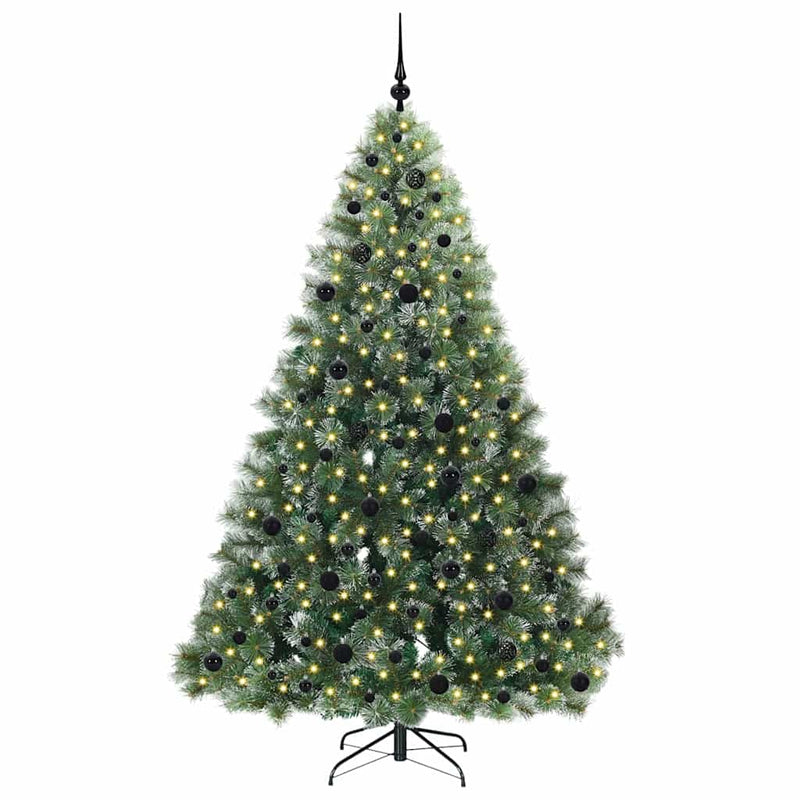 Load image into Gallery viewer, Vidaxl kunstkerstboom met 300 led met standaard groen 210 cm pe en pvc