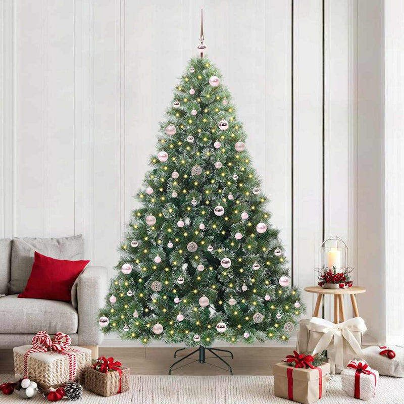 Load image into Gallery viewer, Vidaxl kunstkerstboom met 300 led met standaard groen 210 cm pe en pvc