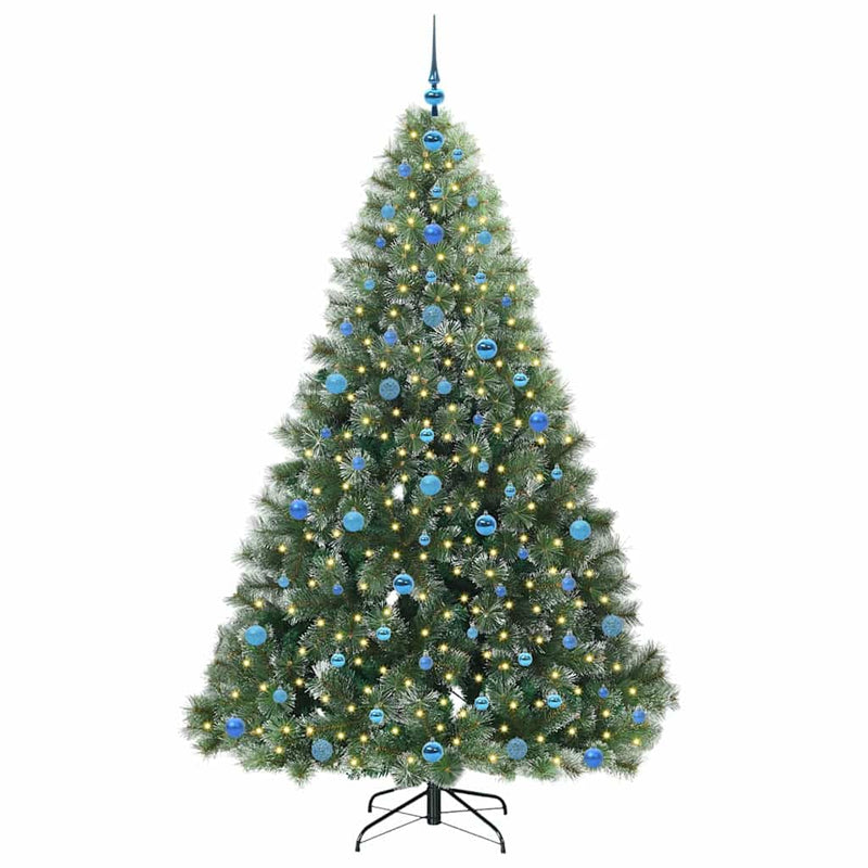 Load image into Gallery viewer, Vidaxl kunstkerstboom met 300 led met standaard groen 210 cm pe en pvc