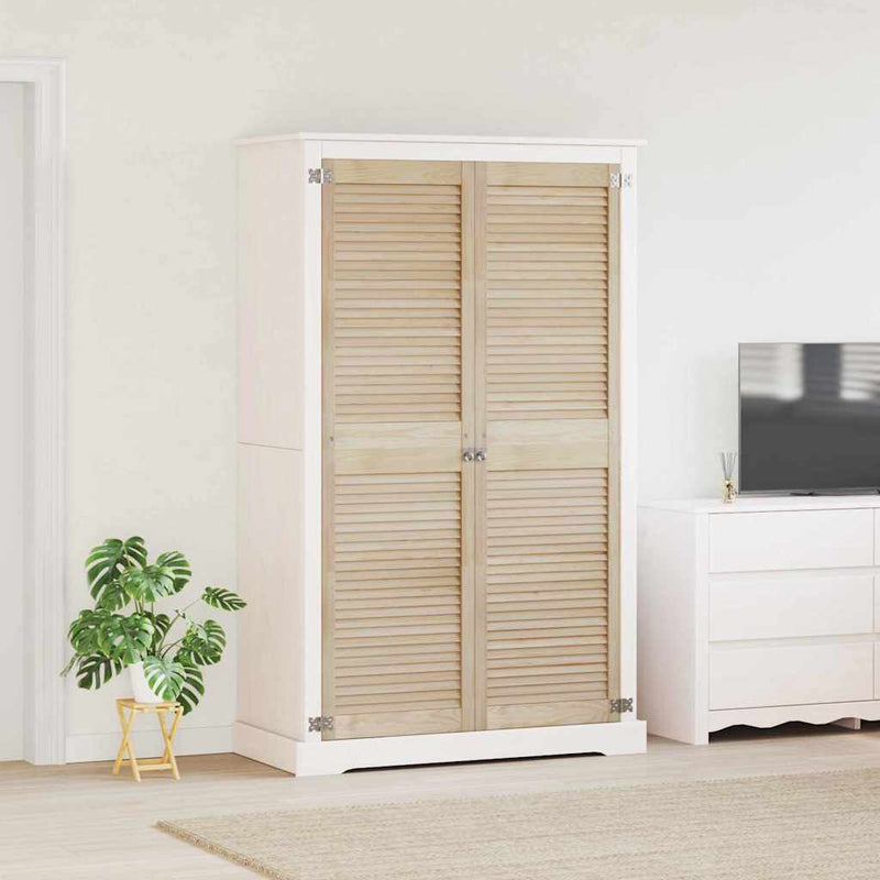 Load image into Gallery viewer, Vidaxl kastdeur 2 pcs naturel 170 x 2,1 x 49,5 cm massief grenenhout