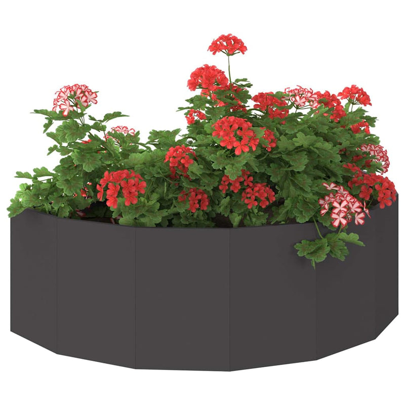 Load image into Gallery viewer, Vidaxl plantenbak zwart 120 x 60 x 35 cm staal