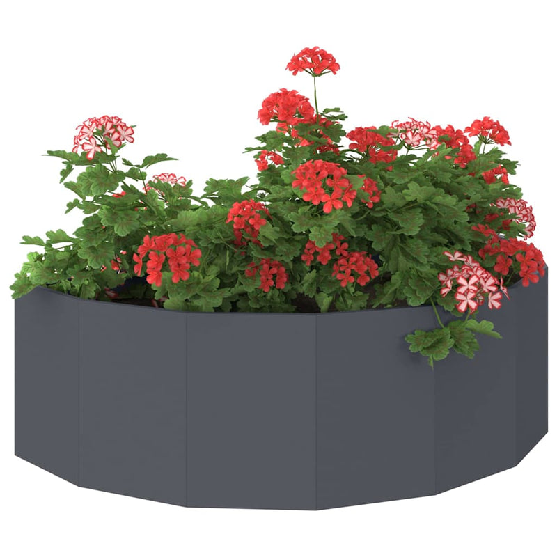 Load image into Gallery viewer, Vidaxl plantenbak antraciet 120 x 60 x 35 cm staal