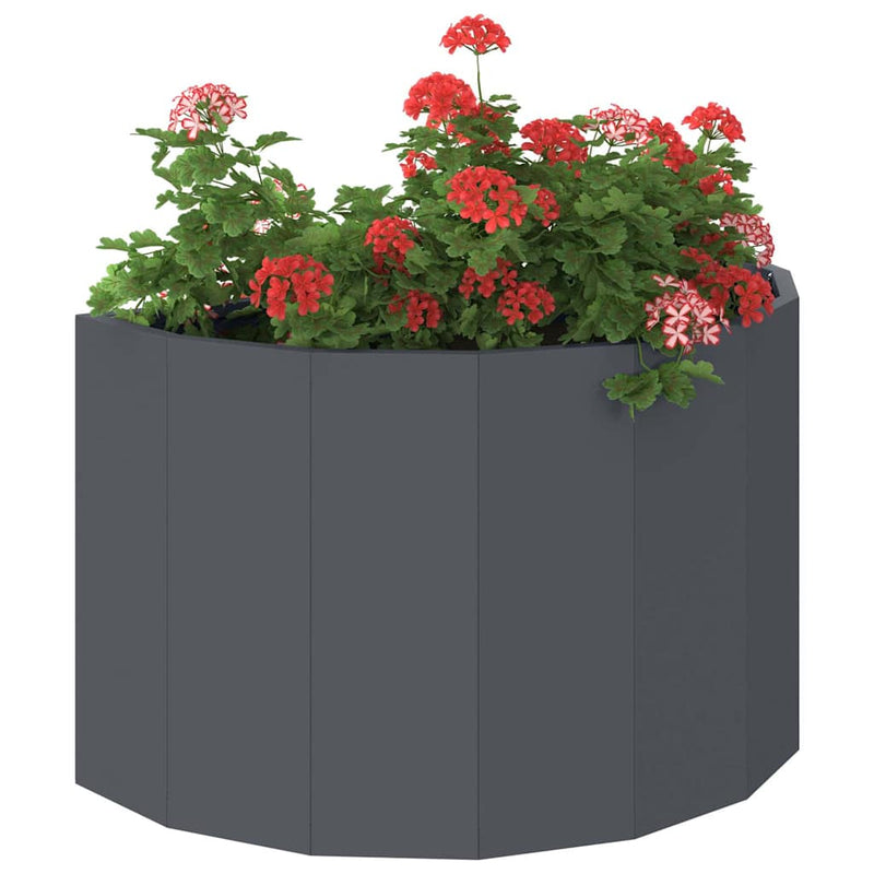 Load image into Gallery viewer, Vidaxl plantenbak antraciet 60 x 30 x 35 cm staal