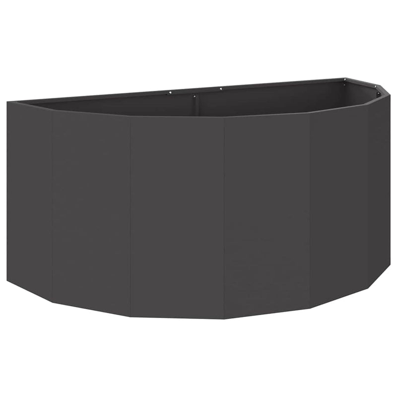 Load image into Gallery viewer, Vidaxl plantenbak zwart 120 x 60 x 50 cm staal