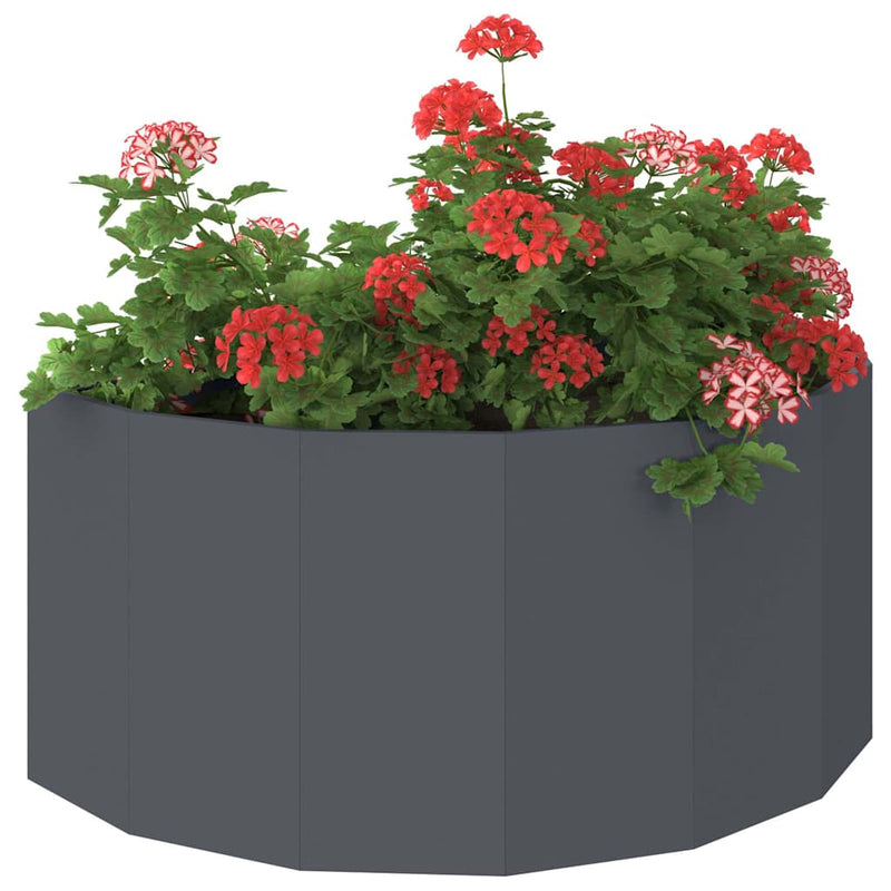 Load image into Gallery viewer, Vidaxl plantenbak antraciet 120 x 60 x 50 cm staal
