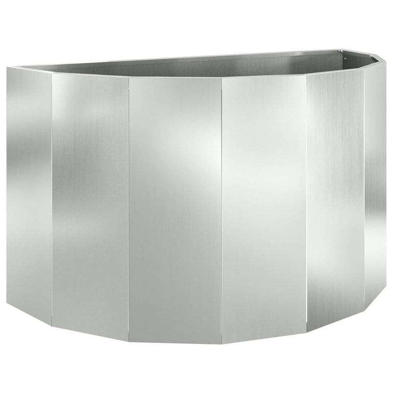 Load image into Gallery viewer, Vidaxl plantenbak zilver 90 x 45 x 50 cm gegalvaniseerd staal