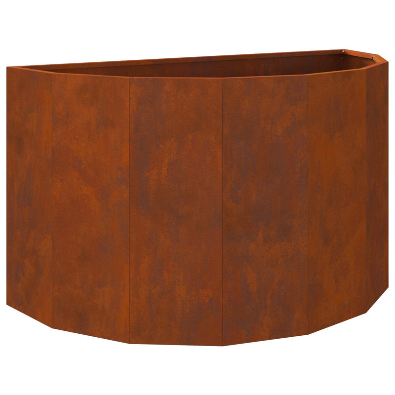 Load image into Gallery viewer, Vidaxl plantenbak roestig 90 x 45 x 50 cm cortenstaal