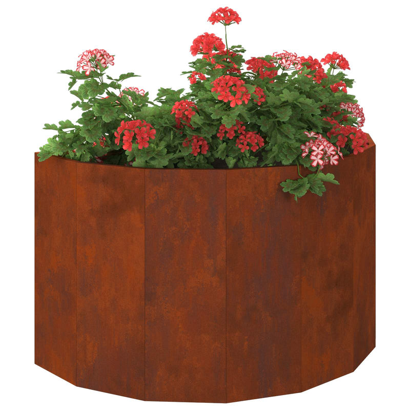 Load image into Gallery viewer, Vidaxl plantenbak roestig 90 x 45 x 50 cm cortenstaal