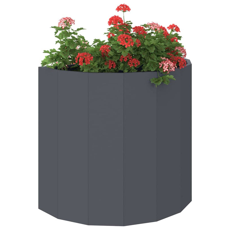 Load image into Gallery viewer, Vidaxl plantenbak antraciet 60 x 30 x 50 cm staal