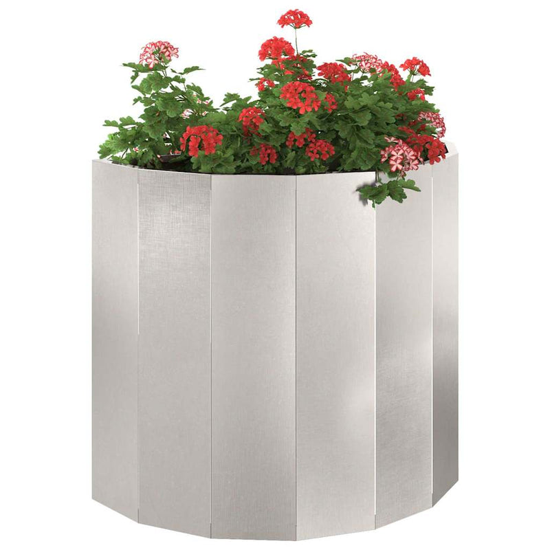 Load image into Gallery viewer, Vidaxl plantenbak zilver 60 x 30 x 50 cm roestvrij staal