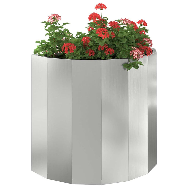 Load image into Gallery viewer, Vidaxl plantenbak zilver 60 x 30 x 50 cm gegalvaniseerd staal